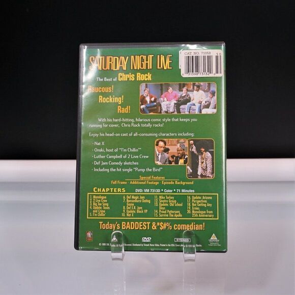 Saturday Night Live The Best of Chris Rock DVD 1999 SNL Funny Comedy - Picture 2 of 3